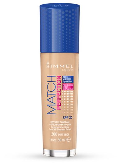 Rimmel London Match Perfection Foundation SPF20