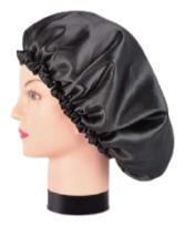 Black Satin Anti Frizz Hat Black Satin Anti Frizz Hat