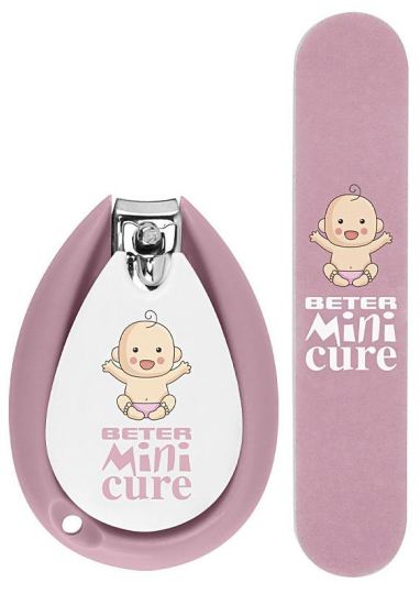 Mini Cure baby nail care pink 2 units