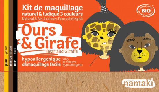 Bear and Giraffe Makeup Kit 3 x 2,5 gr
