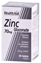 Zinc Gluconate 70 mg 90 Tablets Zinc Gluconate 70 mg 90 Tablets